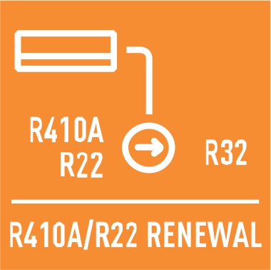 Обновление R410A/R22